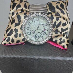 Betsey Johnson Women's Bracelet Watch – Silver